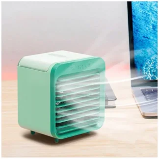Mini Ar Condicionado Portátil USB Carregável Ventilador - VD