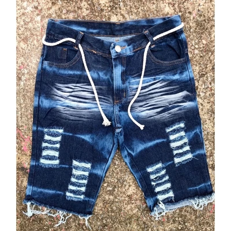 Kit 2 Bermudas Jeans Rasgada Clara ...