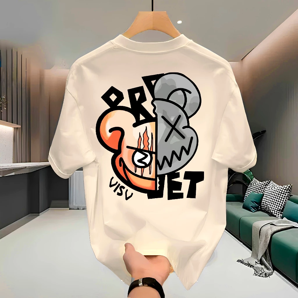 Camiseta Masculina Streetwear Urso ...