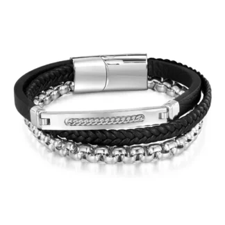 Pulseira OLEVS Multicamadas Hip Hop