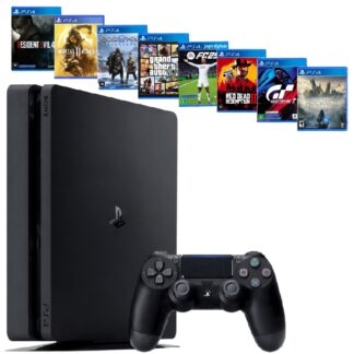 PlayStation 4 Slim 1TB + 4 Jogos