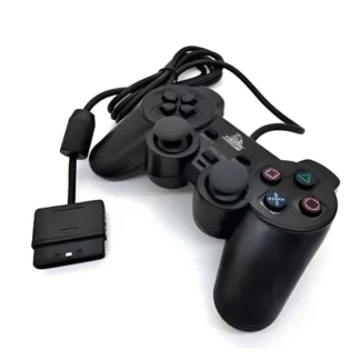 Controle Para PS2 Com Fio Preto