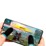 Luva de Dedo Gamer Antisuor Alta Precisão (1 Par)