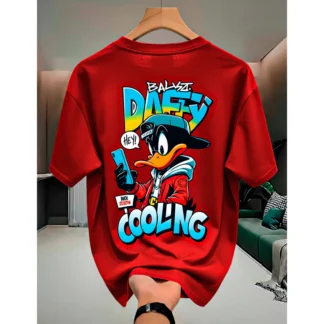Camiseta DAFFY Cooling Estampa Costas 100% Algodão