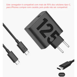 Carregador Turbo 125W Tipo-C Universal