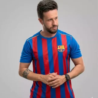 Camisa Barcelona Masculina Listrada Balboa