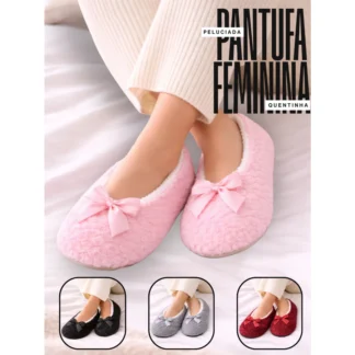 Pantufa Feminina Coelhinho Antiderrapante Confortavel