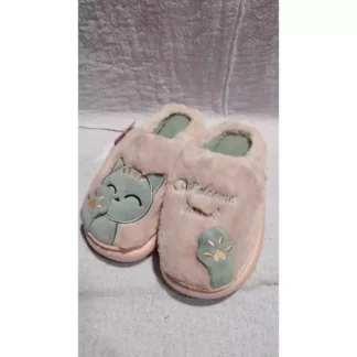Pantufa Feminina Gatinho Peluciada