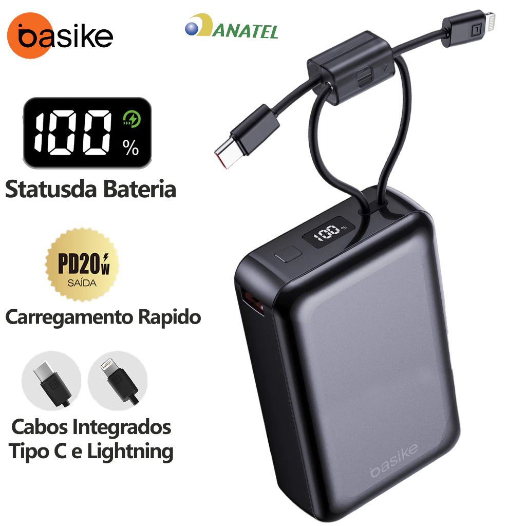 Power Bank Basike 20000mAh 20W Carr...