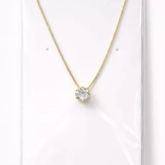 Colar Feminino Classico Ponto De Luz Dourado
