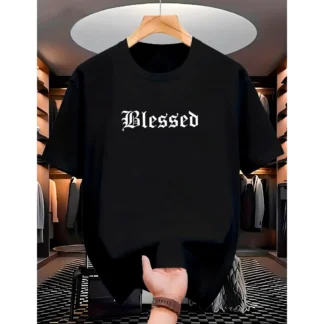 Camiseta Streetwear Blessed Angels Algodão Fio 30.1