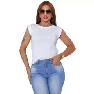 Blusa Feminina Muscle Tee Manga Curta