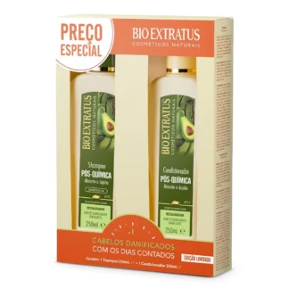 Kit Shampoo e Condicionador Pos Quimica Bio Extratus 250ml