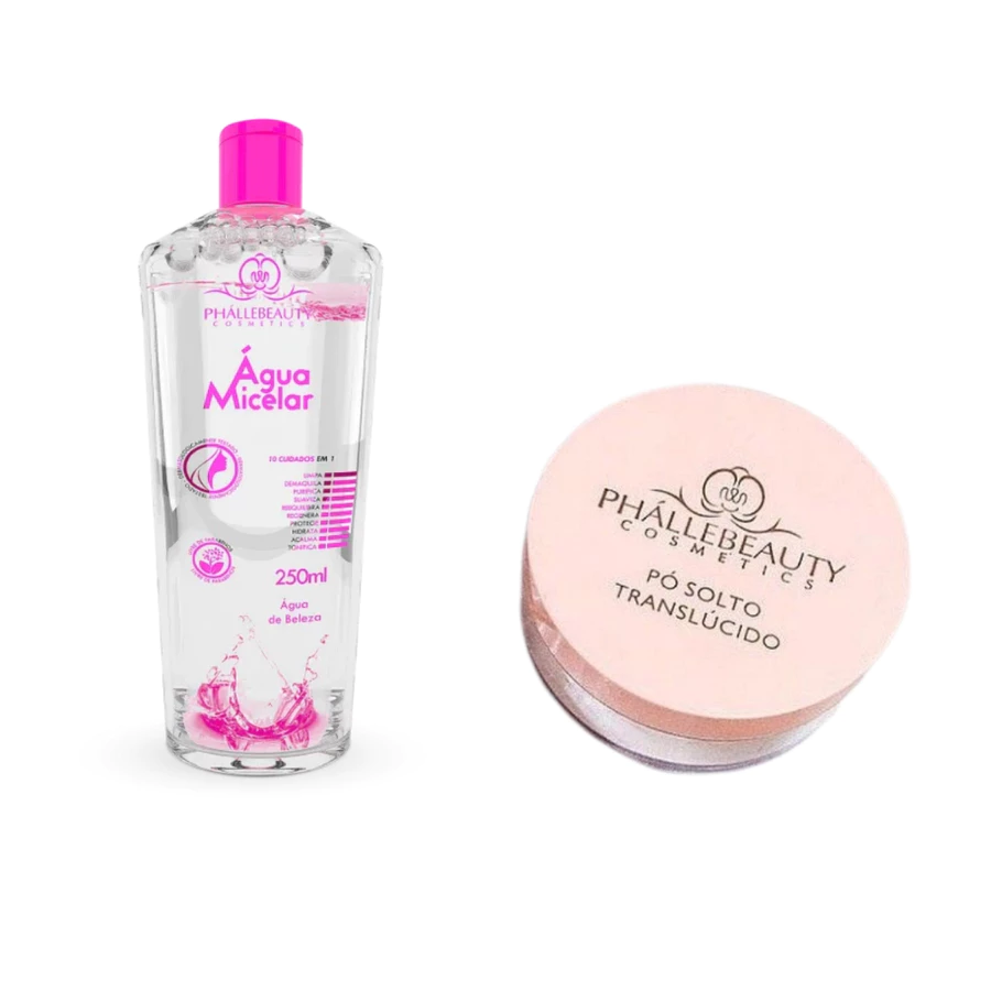 Kit Skincare Maquiagem Phallebeauty...