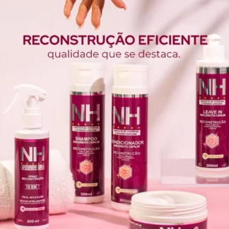 Kit Capilar New Hair BELKIT 5 Itens Com Spray Reconstrucao NH