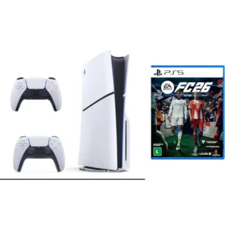 Playstation 5 Com 2 Controles E FC 26