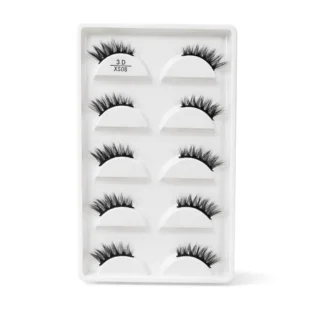 Cilios Posticos Cantinho XS08 Fox Eyes 5 Pares