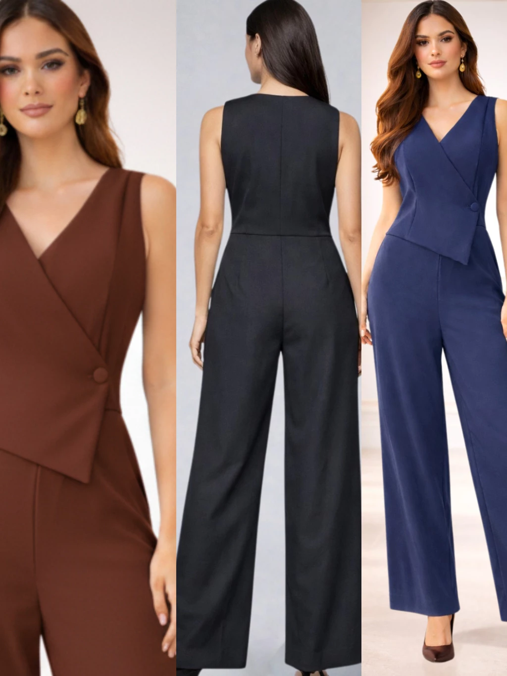 Macacao Feminino Longo Pantalona El...