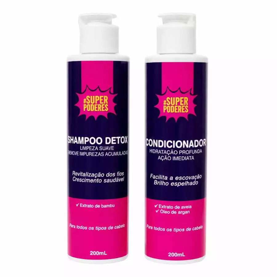 Kit Shampoo Detox e Condicionador S...