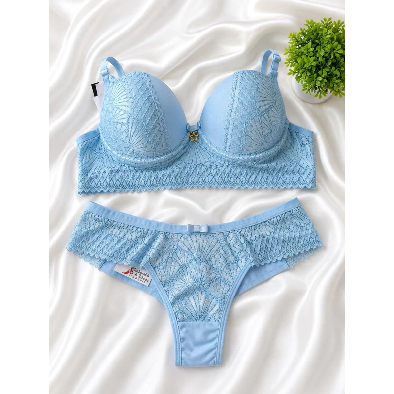 Conjunto Lingerie Perola Renda com ...