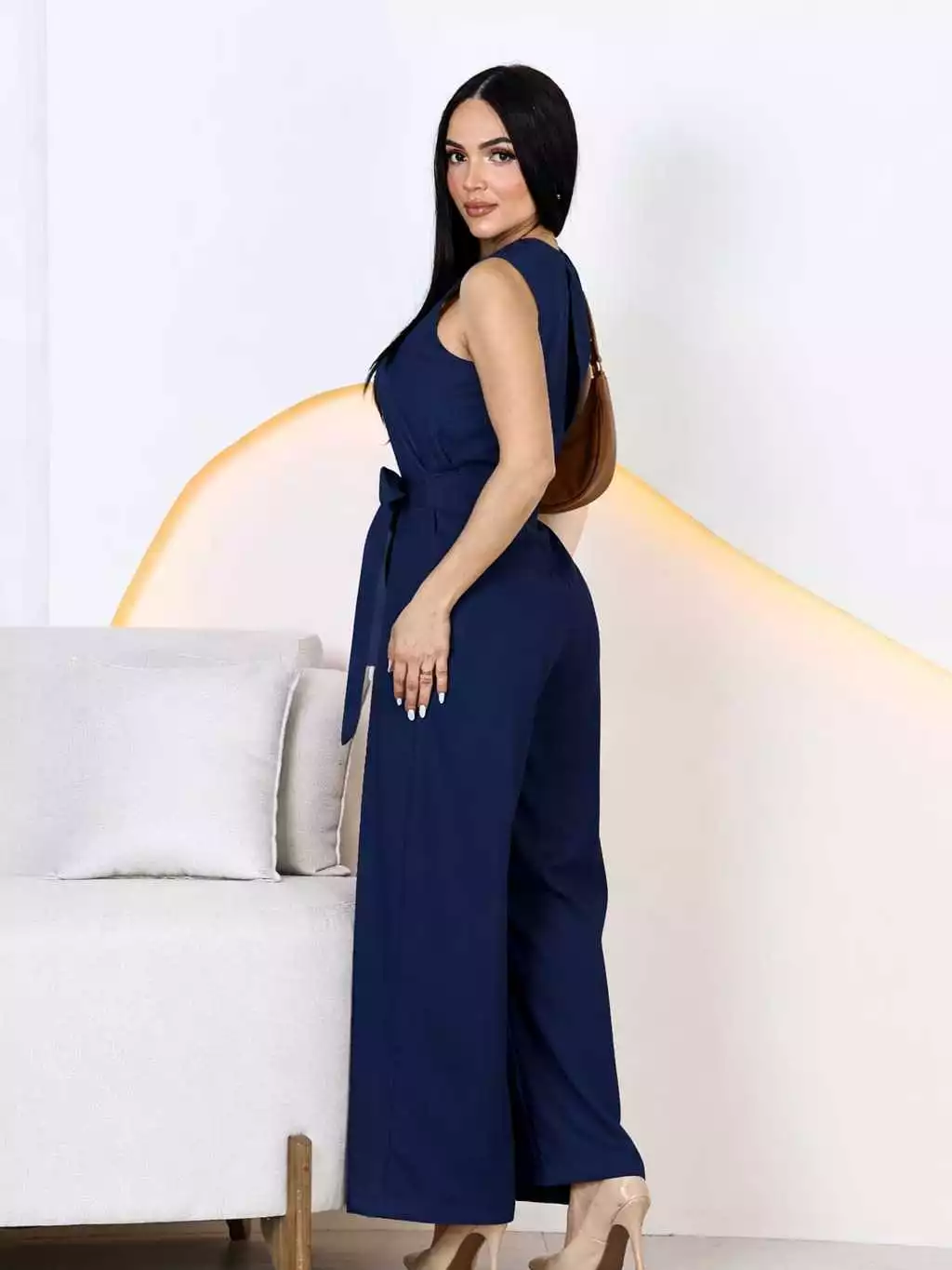 Macacao Feminino Longo Pantalona Al...