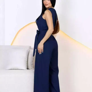 Macacao Feminino Longo Pantalona Alfaiataria