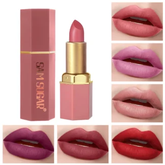 Conjunto De Batons Matte Sam Sugar 6 Pecas