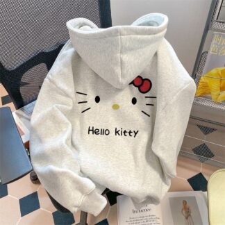 Moletom Canguru Hello Kitty Retro Streetwear