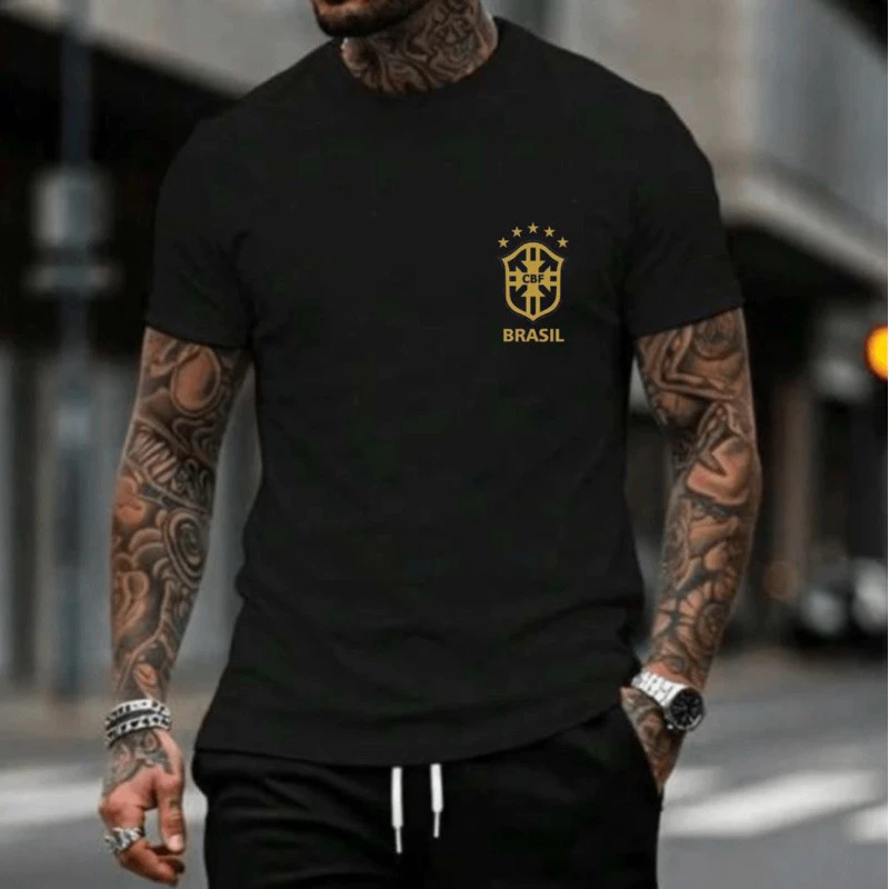 Camiseta Masculina Brasil Copa Algo...