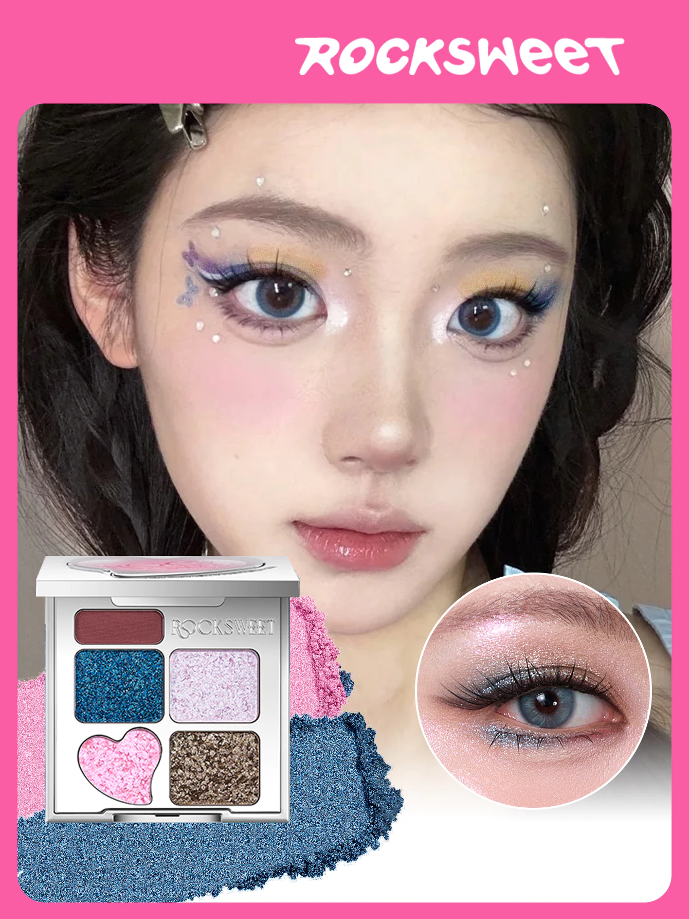 ROCK Doce Paleta 5 Em 1 Para Olhos ...