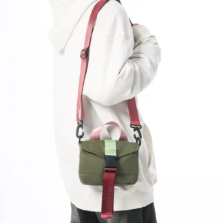 Bolsa Tiracolo de Nylon Colorida Streetwear