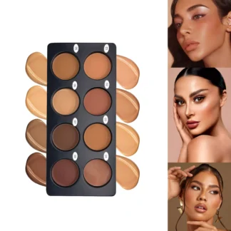 Paleta de Contorno e Corretivo 8 Cores em Creme
