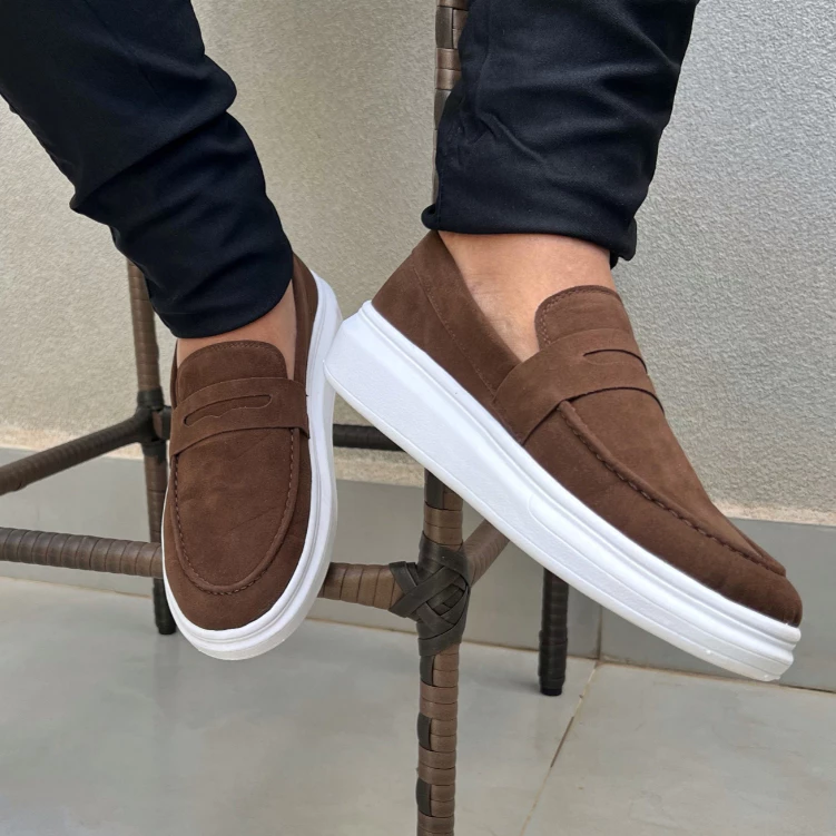 Sapato Oxford Masculino Mocassim Br...