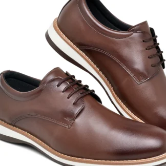 Sapato Casual Masculino Oxford Derby Confortavel