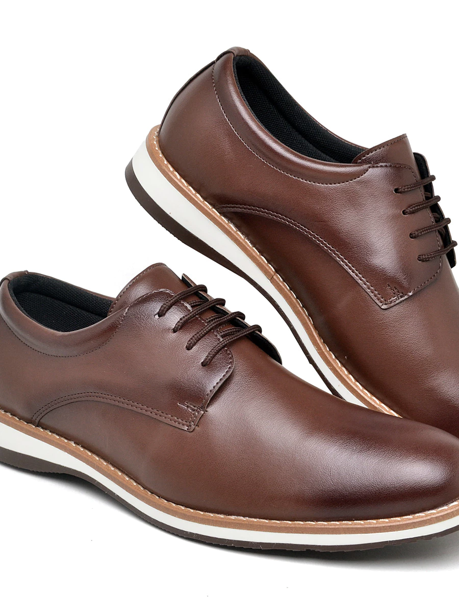 Sapato Casual Masculino Oxford Derb...